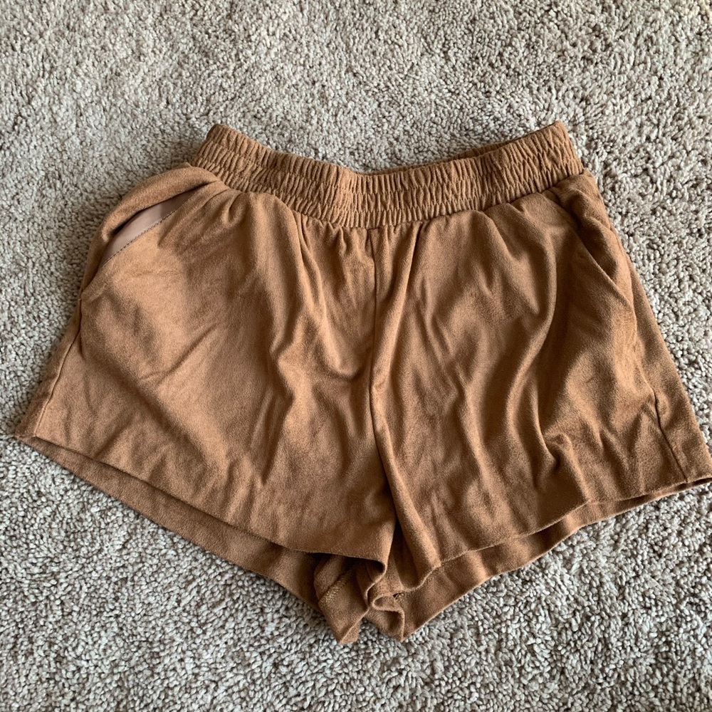 Suede Shorts